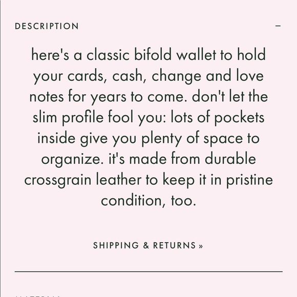 KATE SPADE SYLVIA SMALL SLIM BIFOLD WALLET - Picture 8 of 8